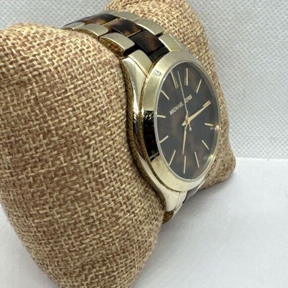 Michael Kors Slim Runway MK4284 Women\'s Two Tone Analog Dial Quartz Watch JNA246 main image 4